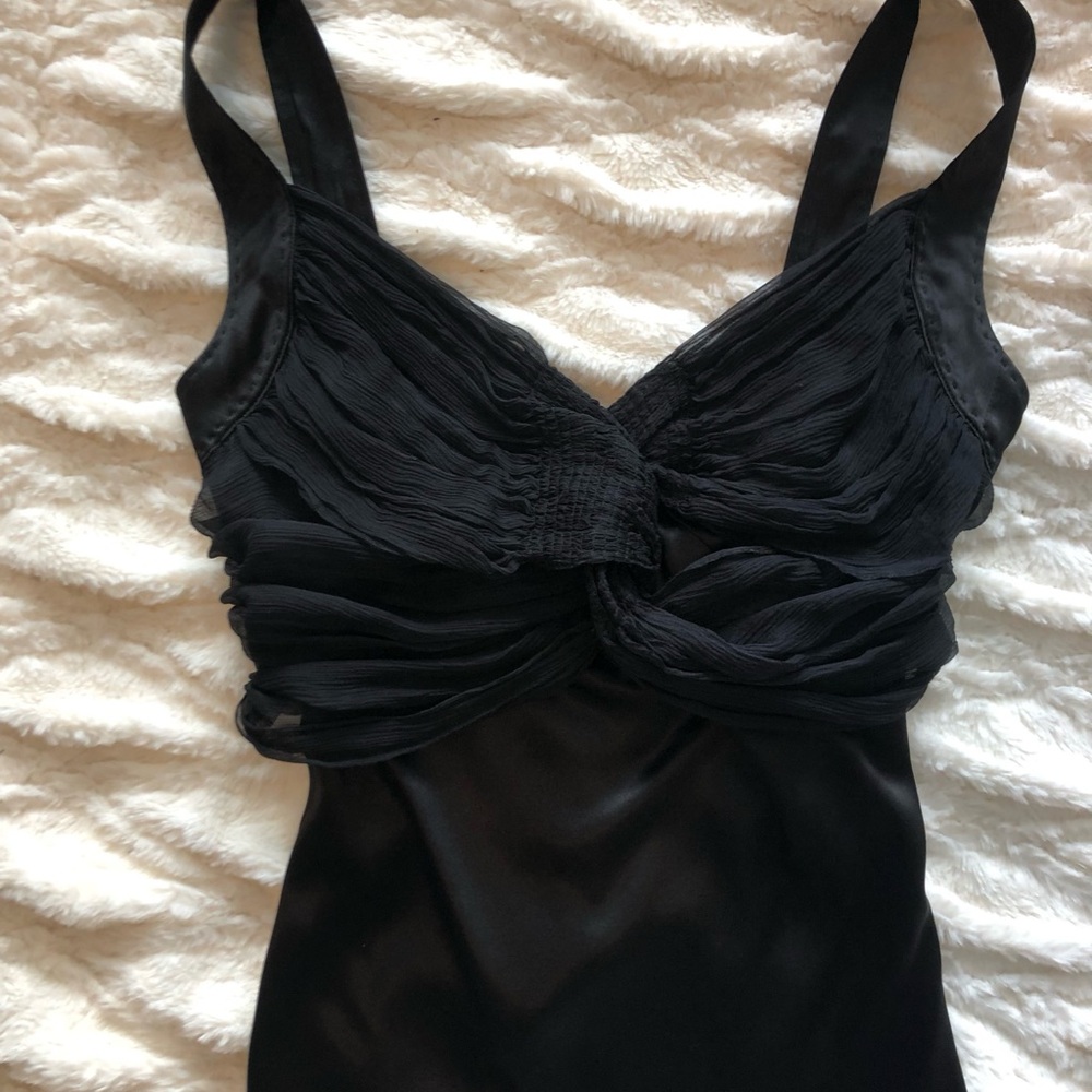 Roberto Cavalli Elegant Black Silk Camisole